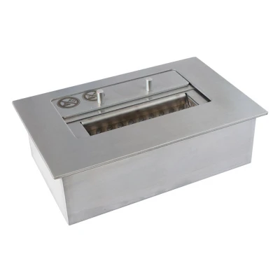 Bio-ethanol Brander - 1,5 liter capaciteit Bio-ethanol Brander met een capaciteit van 1,5L in staal.