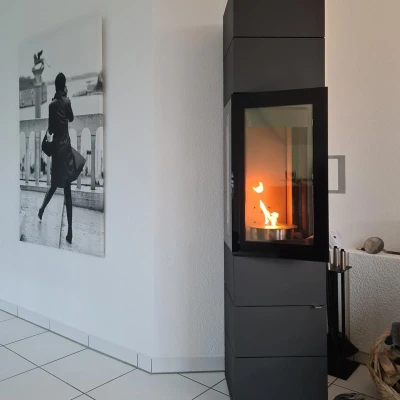 Ronde bio-ethanol brander  Ronde bio-ethanol brander met een capaciteit van 2,5 liter. Maat Ø: 19 x H: 10 cm.