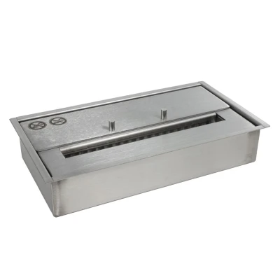 Deluxe brander - twee liter | bioethanolhaard-shop Deluxe haardbrander voor bio-ethanol (2 liter). Perfect voor een doe-het-zelf biohaard. Geproduceerd in roestvrij staal.