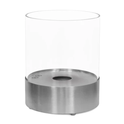 Southwark Bio-ethanolhaard Southwark Bio-ethanolhaard - Cilindervormige Tafel Bio-ethanolhaard in Staal