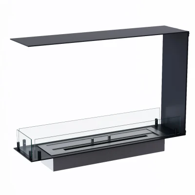 Foco Room Divider 800 Smal Foco Room Divider 800 Smal - 3-zijdige ingebouwde bio-ethanol haard