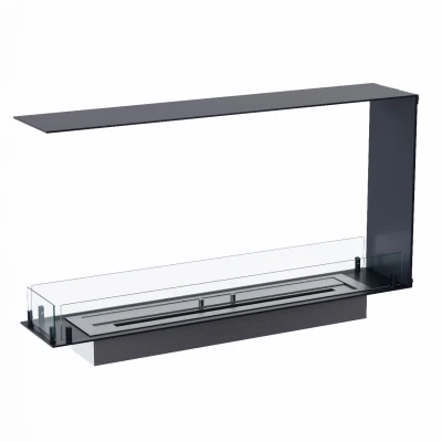 Foco Room Divider 100 Smal Foco Room Divider 1000 Smal - 3-zijdige ingebouwde bio-ethanol haard