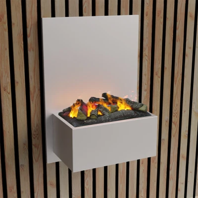 ScandiFlames Electric Brekke Witte Waterdamphaard ScandiFlames Electric Brekke Witte Waterdamphaard