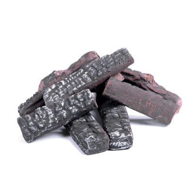 Keramisch hout - acht stuks | bioethanolhaard-shop Keramisch hout 8 stuks voor bio-ethanol haard. brandt rood wanneer het in vuur is geplaats