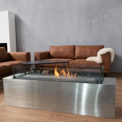 Bioethanol haard van Bio Fireplace Group Foco Free 1200 - open bioethanol haard
