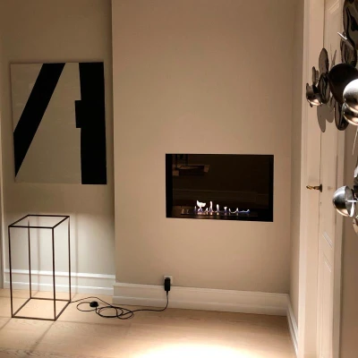 Foco Two 800 doorkijkende bio-ethanol haard Foco Two 800 - 2-zijdige bio-ethanol haard