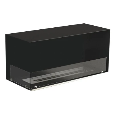 Bio-ethanol haard van Bio Fireplace Group Foco Corner 1000 Links - Hoek bio-ethanol haard met twee openingen