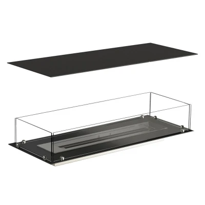 Bioethanol haard van Bio Fireplace Group Foco Four 1000 - 4-zijdige bioethanol haard on in te bouwen