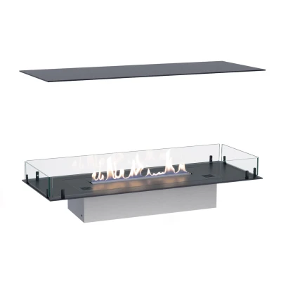 Bioethanol haard van Bio Fireplace Group Foco Four 1000 - 4-zijdige bioethanol haard on in te bouwen