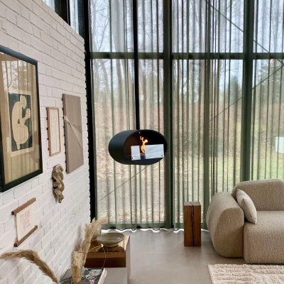 Halifax Black Ovale Plafond Biohaard Halifax Black Ovale Plafond Biohaard