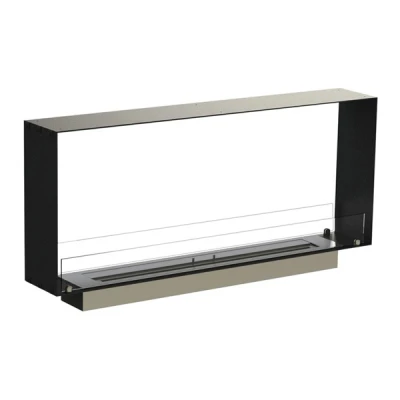 Foco Two 1200 Slim  - Smal 2-zijdige inbouw bioethanol haard
