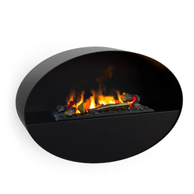 ScandiFlames Electric Kjos - Zwarte Wandgemonteerde Opti-Myst Haard ScandiFlames Electric Kjos - Zwarte Wandgemonteerde Opti-Myst Haard