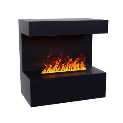 ScandiFlames Electric Late Zwarte Wandhaard Opti-Myst ScandiFlames Electric Late Zwarte Wandhaard Opti-Myst