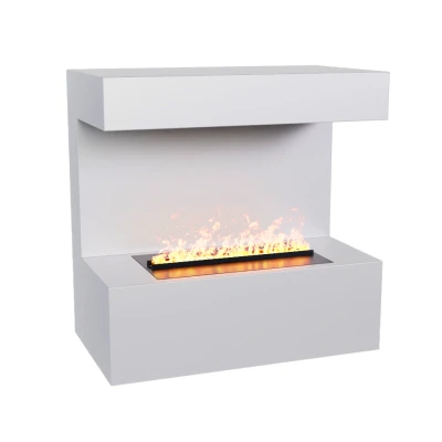 ScandiFlames Electric Late - Witte Wandhaard Opti-Myst ScandiFlames Electric Late - Witte Wandhaard Opti-Myst