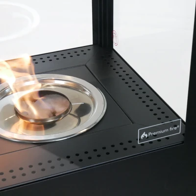 Muztag Premium Fire Paris Zwart - Buiten Bio-ethanol haard