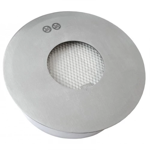 Ronde brander met 5 liter capaciteit in roestvrij staal. Perfect voor doe-het-zelf biohaarden. Maat Ø: 26 x H: 10 cm