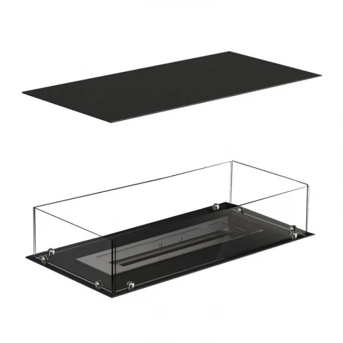 Foco Four 800 - 4-zijdige bio-ethanol haard om in te bouwen