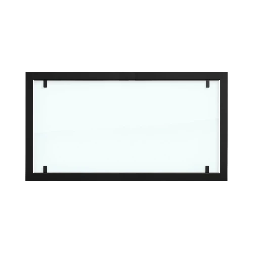 Buitenframe voor Foco Two 1100 met volledig veiligheidsglas | Koop Foco Fires hier Zwart stalen buitenframe met volledig glas voor Foco Two 1100 bio-ethanol haarden.