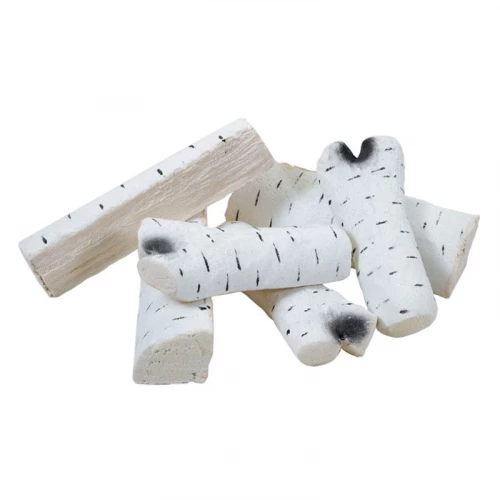 Keramisch berkenhout voor biohaard 6 stuks