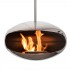 Stijlvolle cocoon bioethanol haard staal