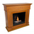 Traditionele Bio-ethanol haard Open haard met houtafwerking