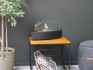 Slimme en moderne ovale tafel bio-ethanol haard
