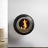 Muur hangende Vellum Cocoon Fires in zwart