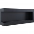Hoek biohaard met linkse opening van 120 cm.