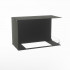 Foco Corner rechtse 500 waterdamp haard om in te bouwen