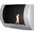 Ocean - Goedkope muur-hangende stalen biohaard. Capaciteit 0,7L bio-ethanol. Brandtijd 1-2 uur. Maat: 45 x 60 x 13,4 cm.