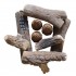 Keramisch hout 9 stuks voor biohaarden