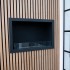 Foco One 800 - 1-zijdige bioethanol haard voor inbouw