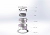 Ronde brander van 5L
